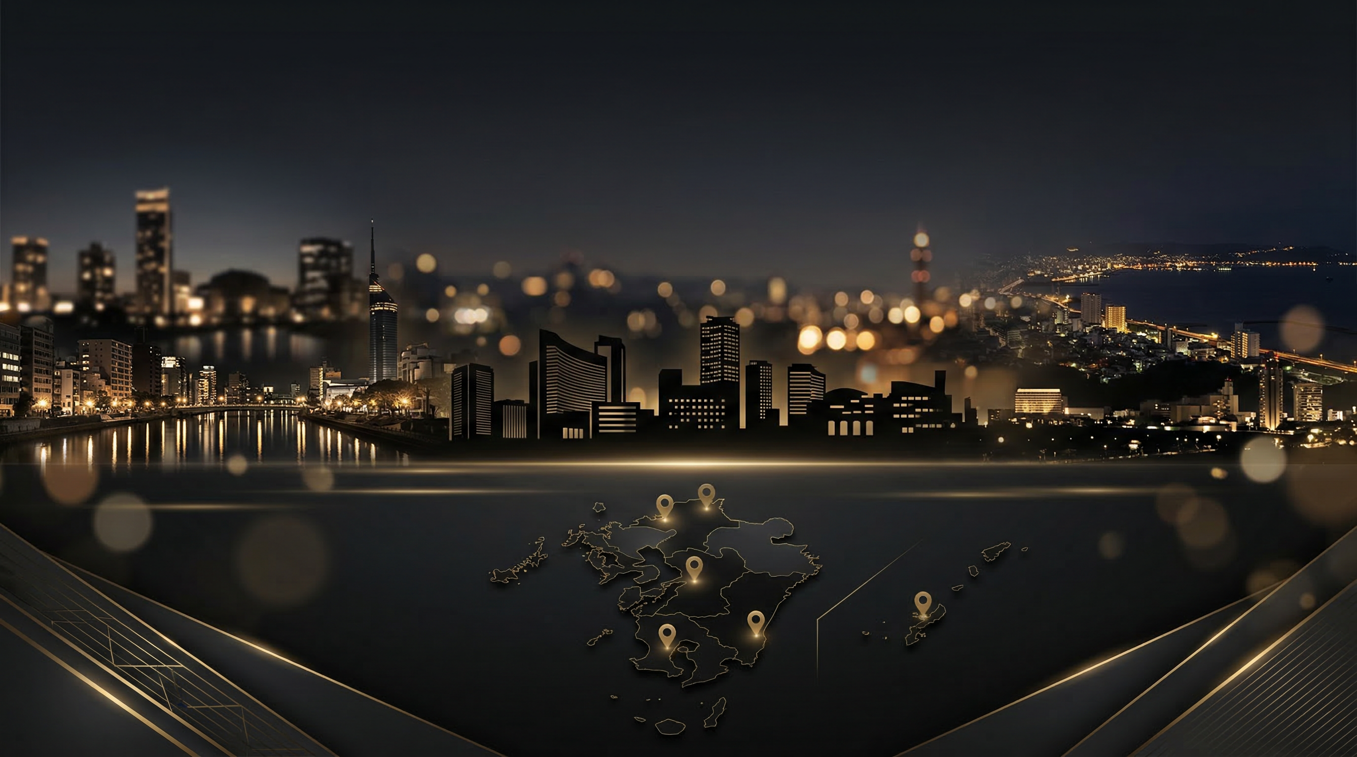 九州・沖縄エリアのプレミアム地域ビジュアル