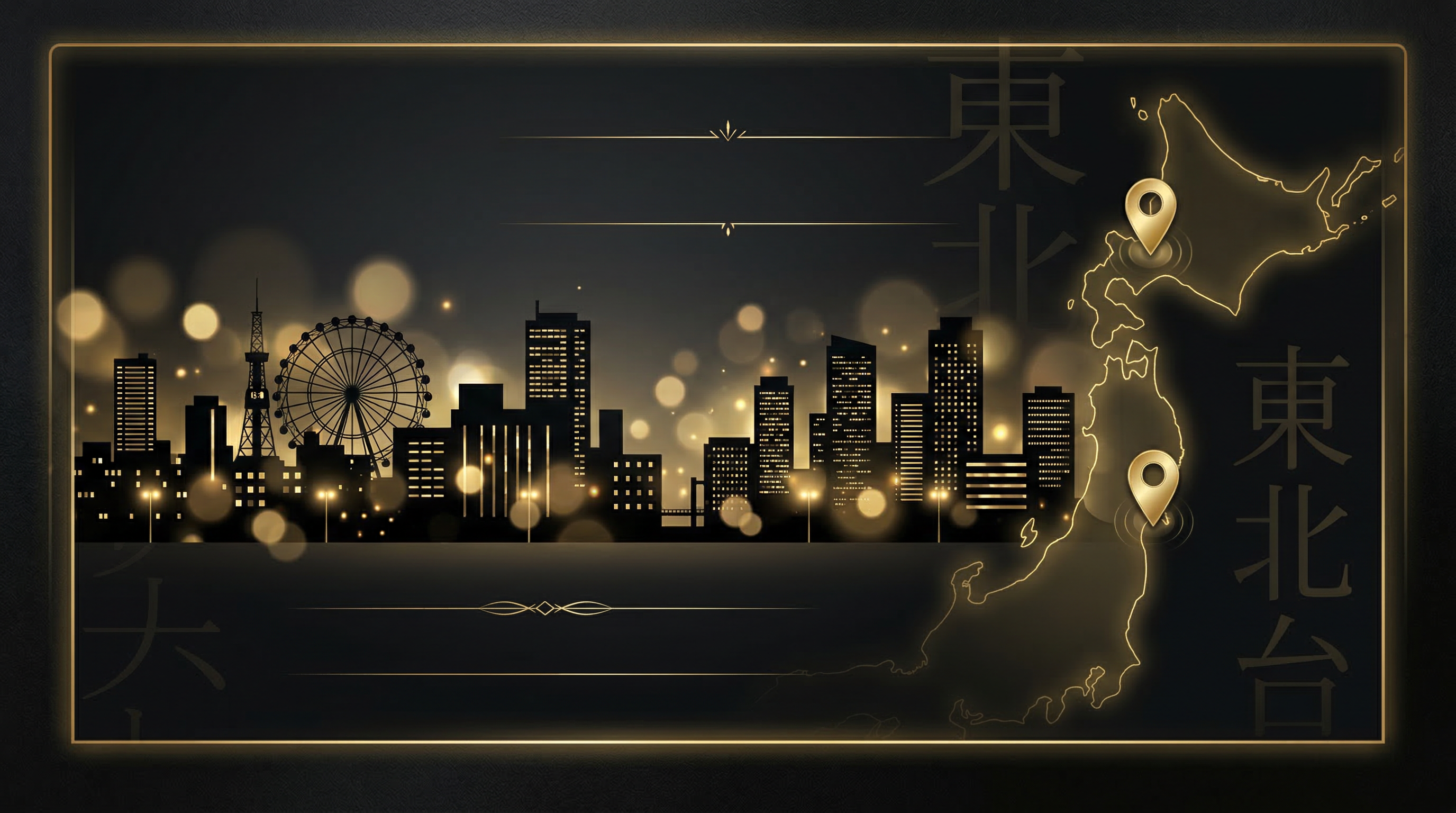 東北・北海道エリアのプレミアム地域ビジュアル